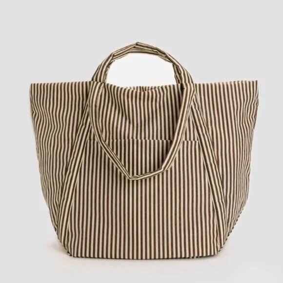 Baggu Cloud Bag - Brown Stripe - Picture 1 of 10